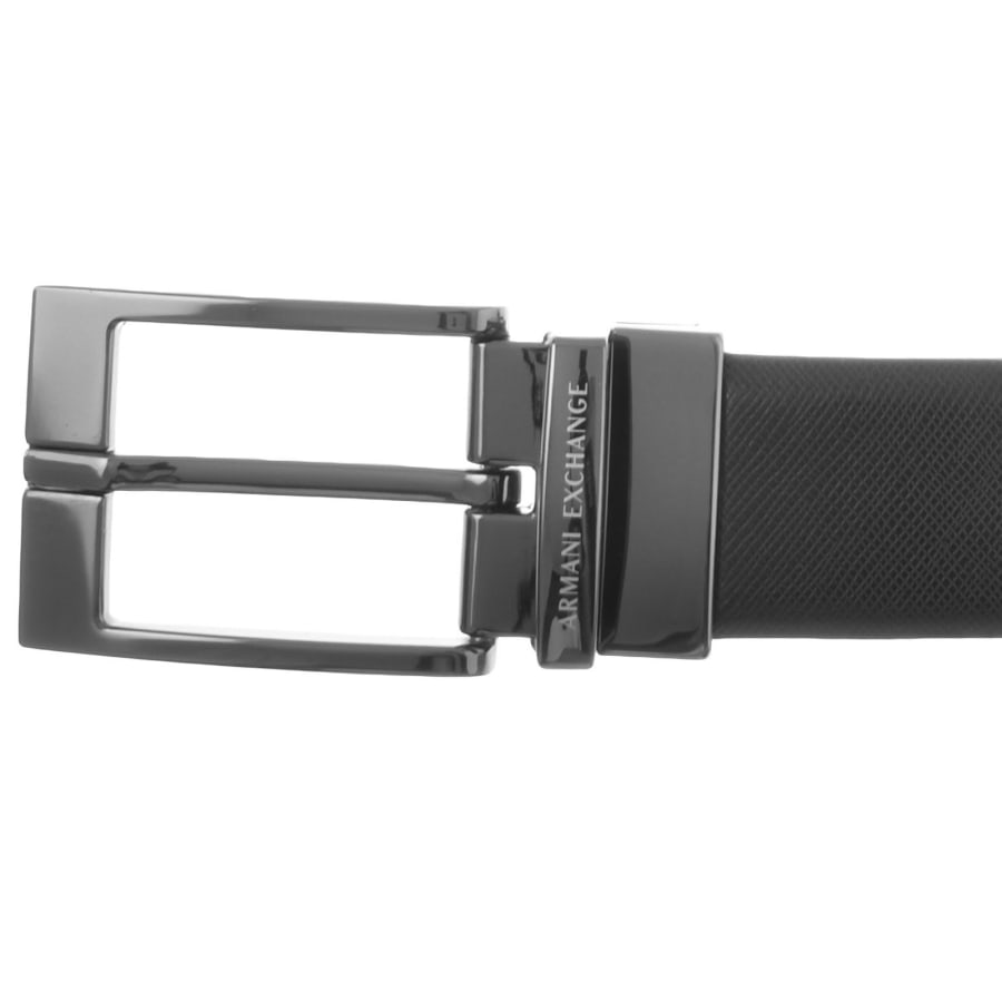Armani Exchange Reversible Belt Black